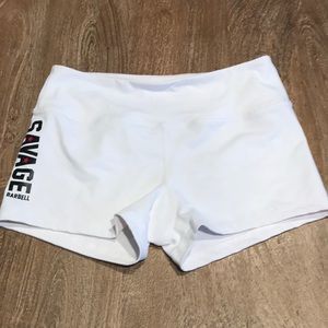 NWOT Savage Barbell Booty Shorts
